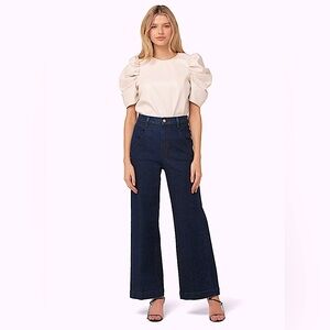 Joe's Jeans • Andrea's Lookbook Moreau Pathway Wide Leg High Rise W34